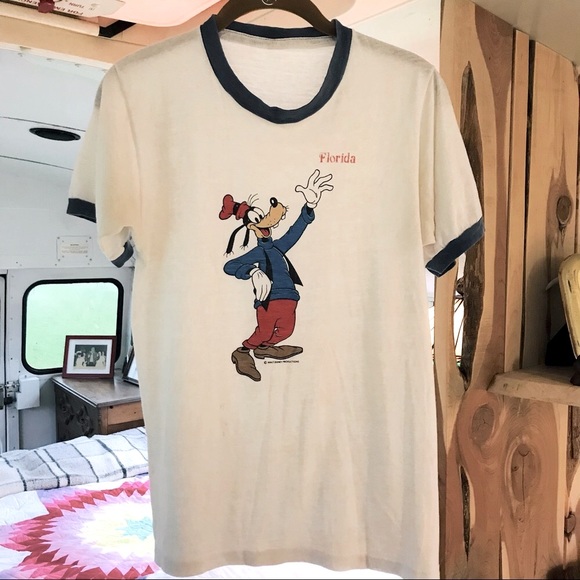 single stitch tee shirt Other - Single Stitch 1980's Goofy Florida Ringer Tee Shirt